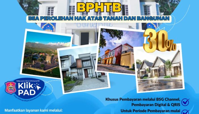 Pemkab Bone Bolango Beri Potongan 30 Persen Pembayaran BPHTB