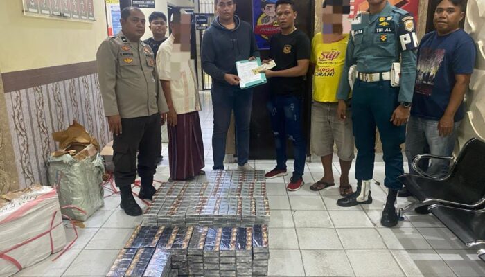 Ribuan Bungkus Rokok Ilegal dari Gorontalo Gagal Masuk Sulteng