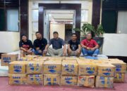 Polisi Ungkap Peredaran Ratusan Botol Miras dalam Kardus di Kota Gorontalo