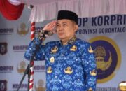 Penjabat Gubernur Gorontalo Roboh saat Pimpin Apel Korpri