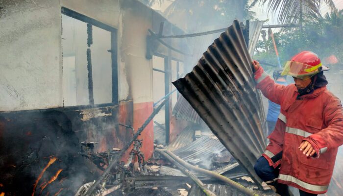 Satu Unit Rumah di Ulapato Terbakar, Rp 60 juta Uang Tabungan Jadi Abu