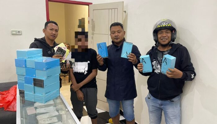 Polisi Amankan Pelaku Penjual HP Daur Ulang di Gorontalo