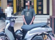 Kabur ke Sulut, Pemuda di Gorontalo Diringkus Usai Mencuri Motor