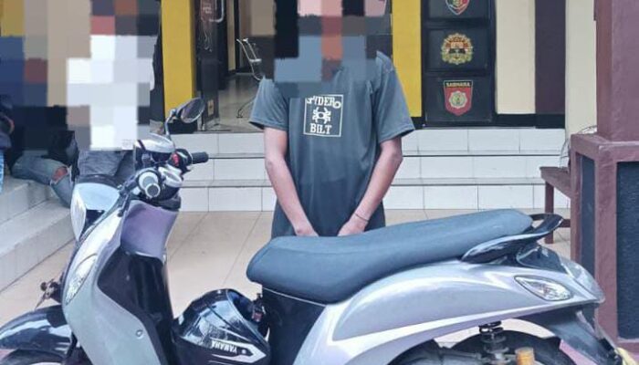 Kabur ke Sulut, Pemuda di Gorontalo Diringkus Usai Mencuri Motor