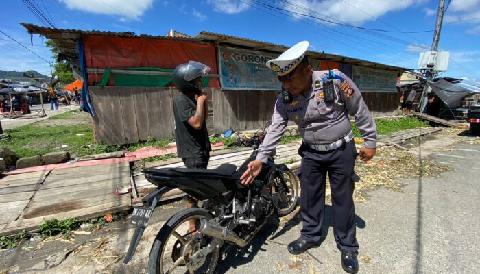 Puluhan Kendaraan di Kota Gorontalo Terjaring Operasi Keselamatan