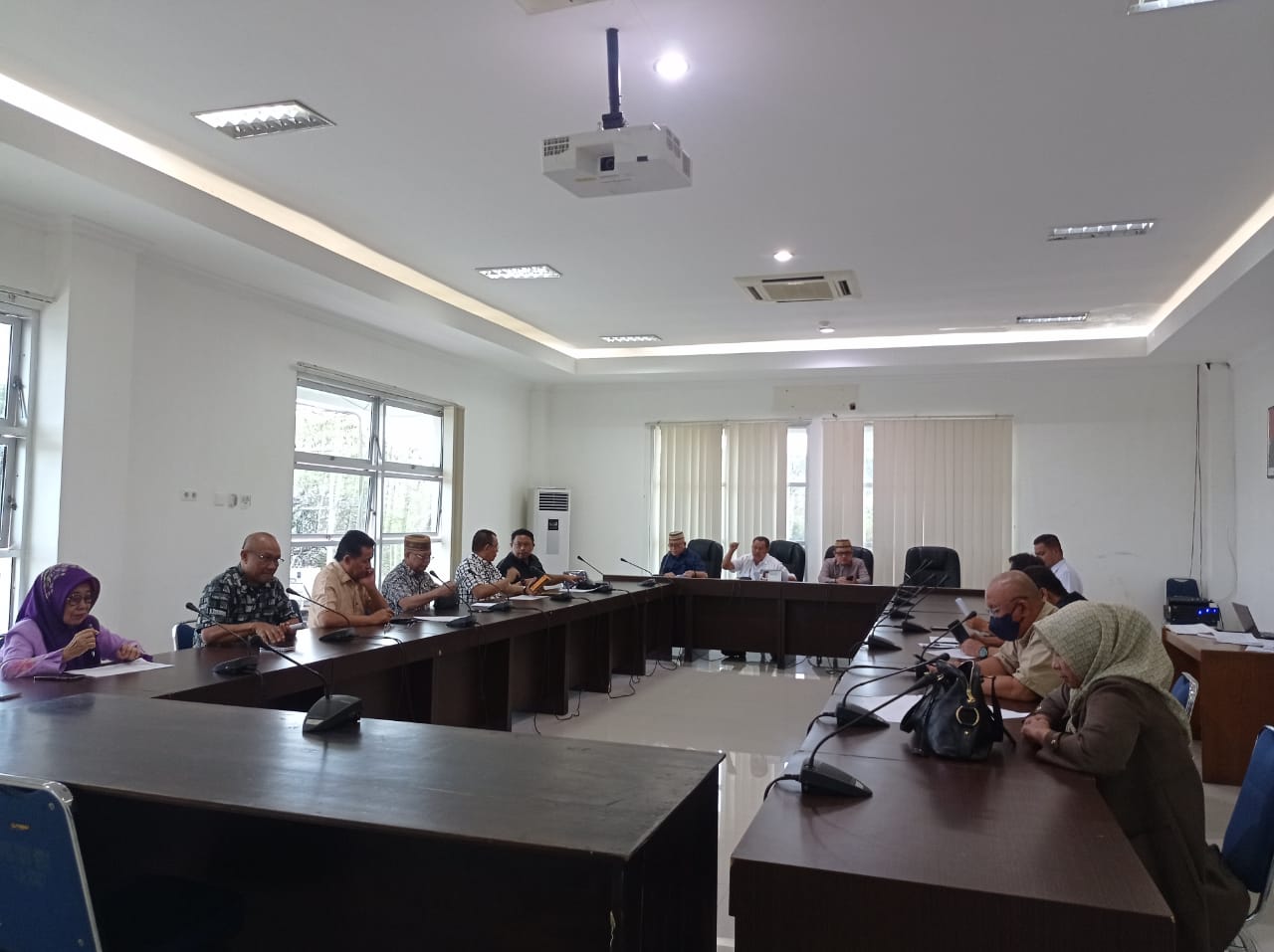 Badan Musyawarah (Banmus) DPRD Provinsi Gorontalo gelar rapat membahas agenda kerja/Hibata.id