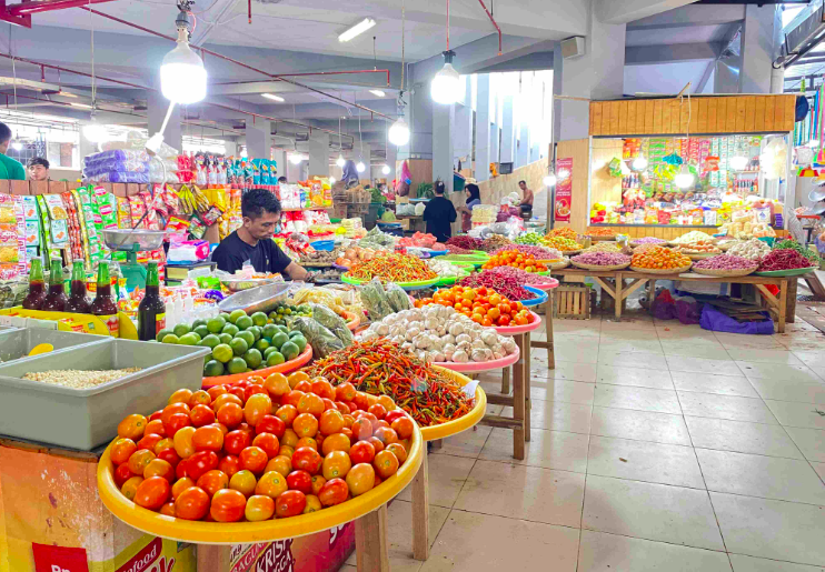 Salah satu pasar di Kota Gorontalo (Foto: Humas Pemkot Gorontalo)