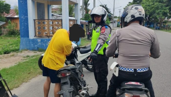 40 Kendaraan Roda Dua di Bonebol Terjaring Operasi Keselamatan 2024