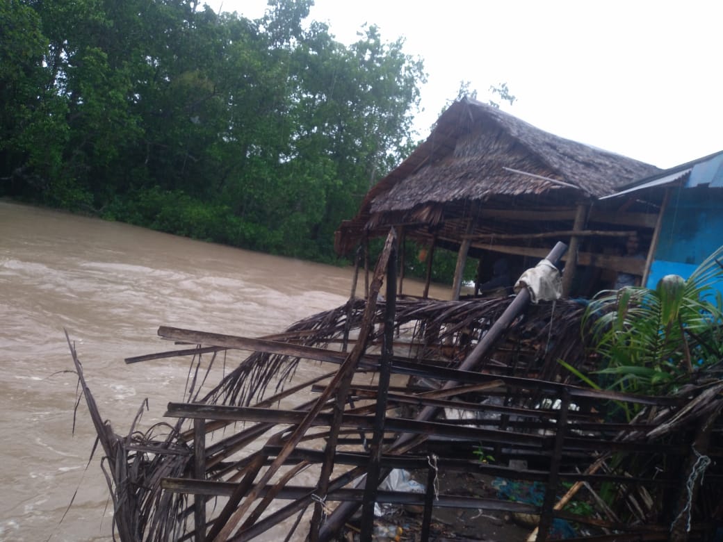 Kondisi Banjir yang terjadi di Desa Molangato, Kecamatan Paleleh, Kabupaten Buol, Sulteng. (Foto: BPBD Sulteng)