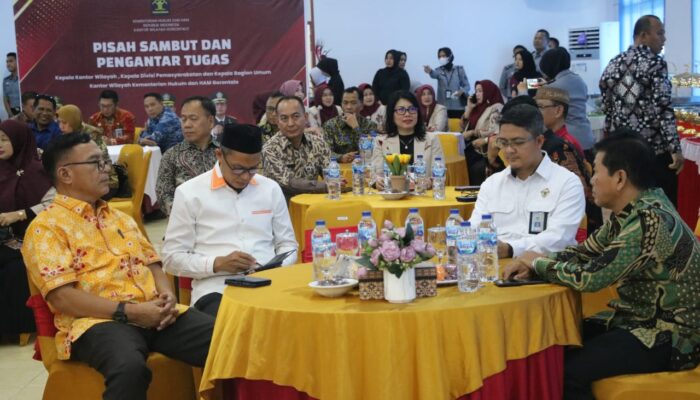 Hadiri Pisah Sambut Kakanwil, Adnan: Semoga Kemenkumham Bisa Lebih Baik
