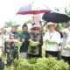 Wali Kota Gorontalo, Marten Taha saat menghadiri kegiatan memanen cabai di SMP Negeri 11 Kota Gorontalo. (Foto: Humas Pemkot Gorontalo)