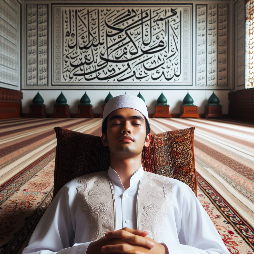 Hukum Tidur di Masjid saat Ramadhan Secara Fiqih/Hibata.id