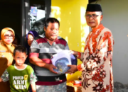 Serahkan Bantuan Korban Kebakaran, ini Pesan Sekda Kota Gorontalo