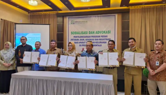 Dinsos PM Kota Gorontalo Jalin Kerjasama dengan BPJS Kesehatan Soal Program PESIAR