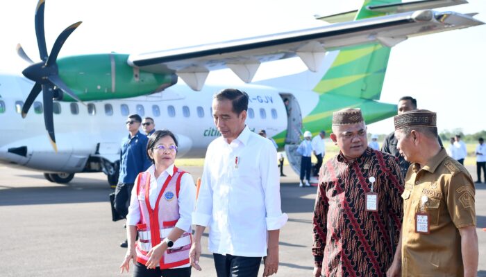 Bandara Panua Pohuwato Diresmikan Presiden Jokowi