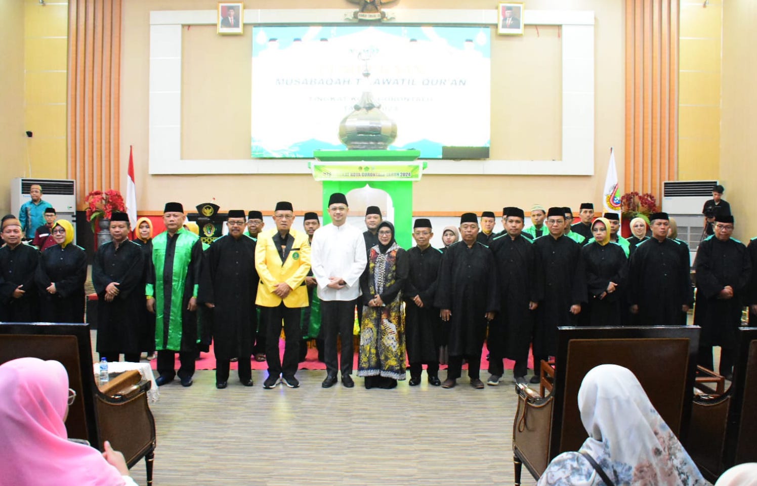 Kegiatan pembukaan Musabaqah Tilawatil Quran (MTQ) ke-XXX tingkat Kota Gorontalo tahun 2024. (Foto: Humas Pemkot Gorontalo)