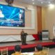 Kepala Dinas Kominfo dan Persandian Kota Gorontalo, Daud Rafertian Panigoro saat memberikan sambutan di kegiatan sosialisasi evaluasi SPBE. (Foto: Humas Pemkot Gorontalo)