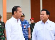 Presiden terpilih Prabowo Subianto bersama Presiden Jokowi/ Dok.Liputan6.com/Hibata.id