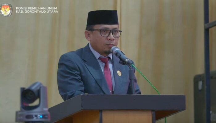 Pesan Ketua KPU Gorontalo Utara saat Melantik 369 Anggota PPS