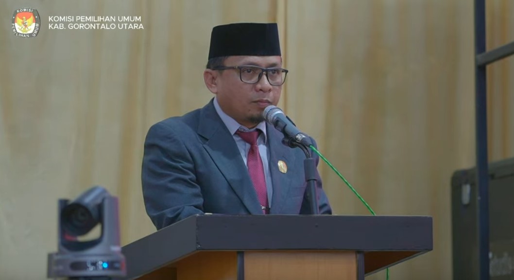 Ketua KPU Gorontalo Utara, Sofyan Jakfar/Hibata.id