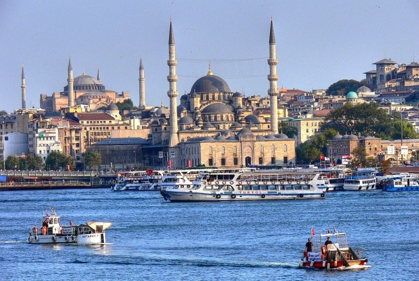 Kota Konstantinovel yang saat ini menjadi Istanbul turki/Hibata.id