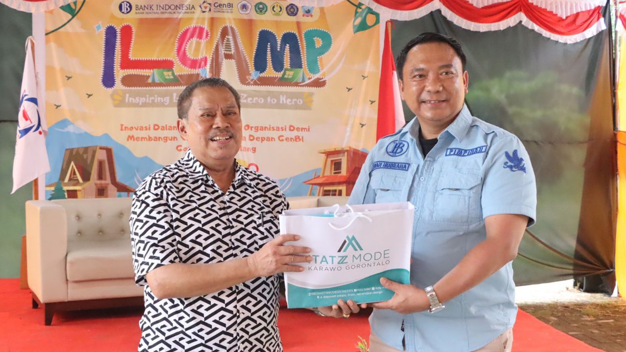 Ketua DPRD Provinsi Gorontalo Paris Jusuf hadir sekaligus memberikan materi dalam kegiatan Program Inspiring Leader Camp Zero to Hero ( ILCAMP )?Hibata.id