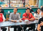 Presiden Joko Widodo kembali bertemu dengan Ketua Umum Partai Solidaritas Indonesia (PSI) Kaesang Pangarep dan kadernya di Deli Serdang, Sumatera Utara. (Ist)/Hibata.id