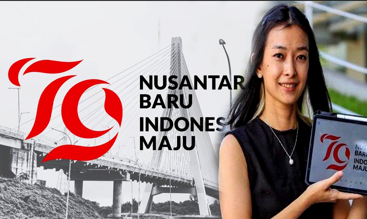 Inggrid Wenas, Pemenang Sayembara Logo HUT ke-79 RI/Hibata.id