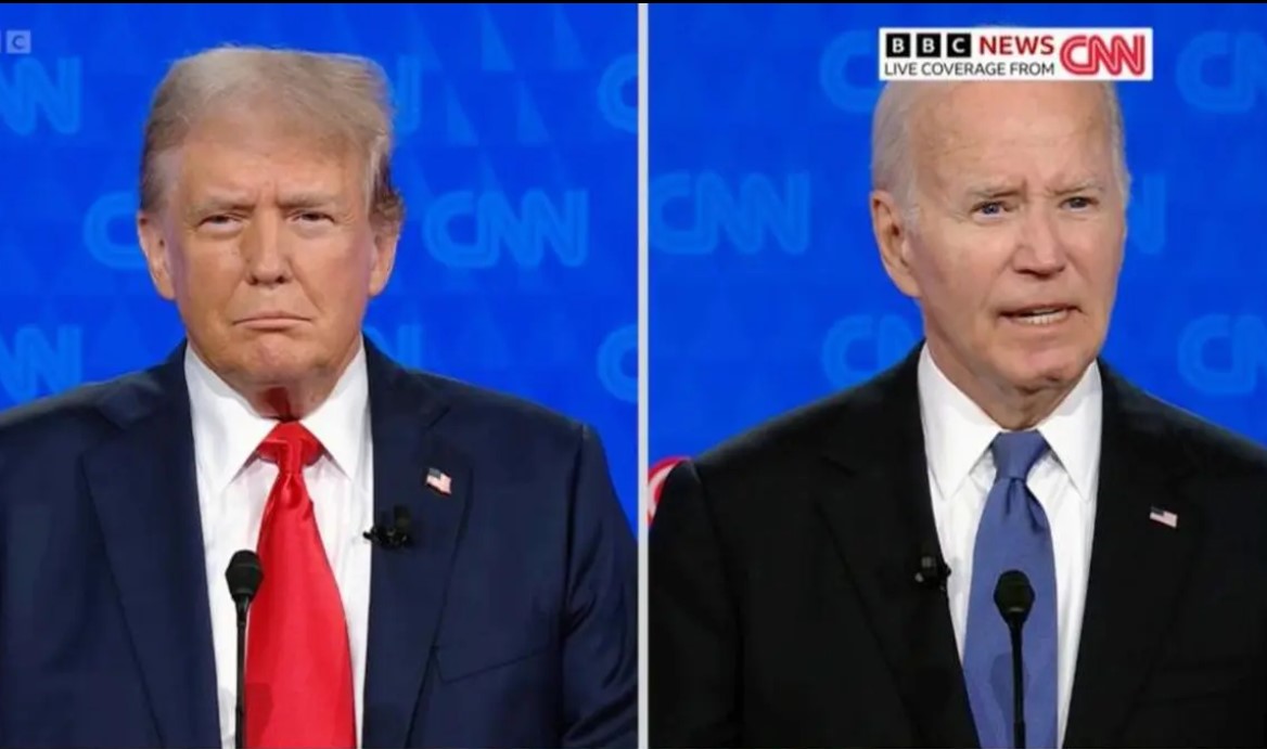 Debat Capres AS Joe Biden Vs Donald Trump Soal Inflasi/CNN/Hibata.id