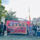 Fraksi Bersih-Bersih Sulteng saat melakukan aksi di Hari Lingkungan Hidup Sedunia. (Foto: Fraksi Bersih-Bersih Sulteng)