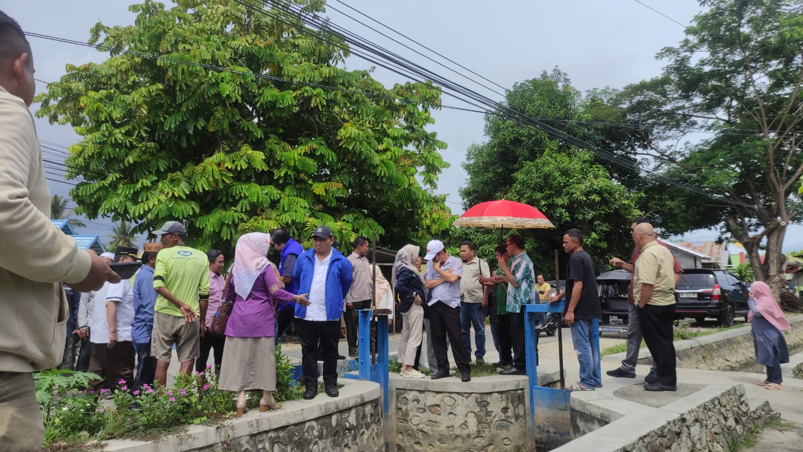 Komisi III DPRD Provinsi Gorontalo Tinjau Saluran Irigasi Lomaya yang diduga bermasalah/Hibata.id