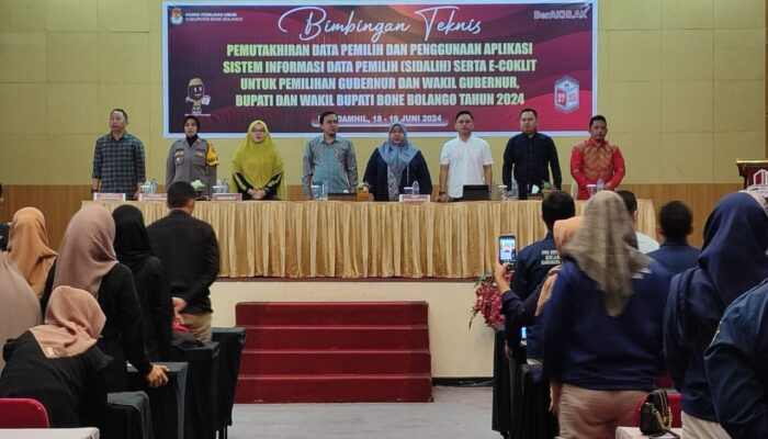 Bimtek Pemutakhiran Data Pemilih & Aplikasi Sidalih, Begini Harapan Ketua KPU Bonebol