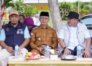 Pejabat (Pj) Wali Kota Gorontalo, Ismail Madjid saat menghadiri apel Kesiapan pencocokan dan penelitian (Coklit) data pemilih Pilkada serentak. (Foto: Humas Pemkot Gorontalo)