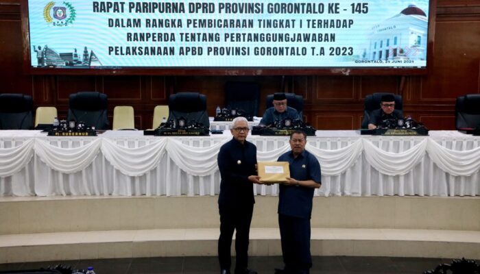 Tujuh Fraksi DPRD Gorontalo Setujui Ranperda APBD 2023