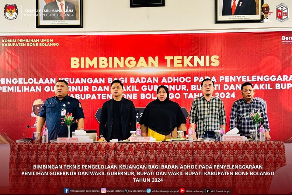 KPU Bone Bolango Gelar Bimbingan Teknis Pengelolaan Keuangan/Hibata.id