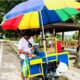 Mohammad Pakaya (50) Penjual Pentolan yang kerap mangkal di Danau Perintis, Bone Bolango/Hibata.id