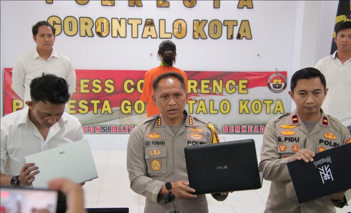 Mahasiswi NPP (20) kini mendekam dibalik jeruji besi usai gelapkan belasan labtop temannya/Hibata.id