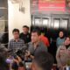 Kapolresta Gorontalo Kota Kombes Pol Ade Permana melalui Kasat Reskrim Kompol Leonardo Widharta saat memberikan keterangan pers kasus Konten Kreator masak/Hibata.id
