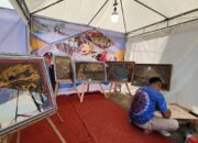 Lukisan Karya Napi Lapas Pohuwato Tampil dalam Event PPC