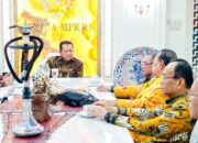 Ketua MPR RI sekaligus Wakil Ketua Umum Partai Golkar Bambang Soesatyo menerima dukungan dari Persatuan Profesor/Guru Besar Indonesia (PERGUBI)/Hibata.id