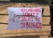 Warga Ambunu Morowali kembali Blokade jalan Houling PT IHIP