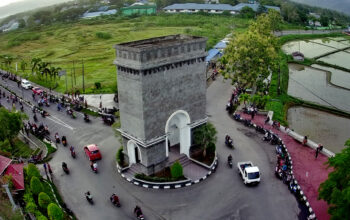 Tempat tersebut dikenal sebagai Center Point Bone Bolango, sebuah lokasi yang menjadi titik temu masyarakat/Hibata.id