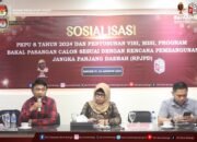 KPU Bonebol Sosialisasikan PKPU 8 Tahun 2024 tentang Visi dan Misi Bakal Calon