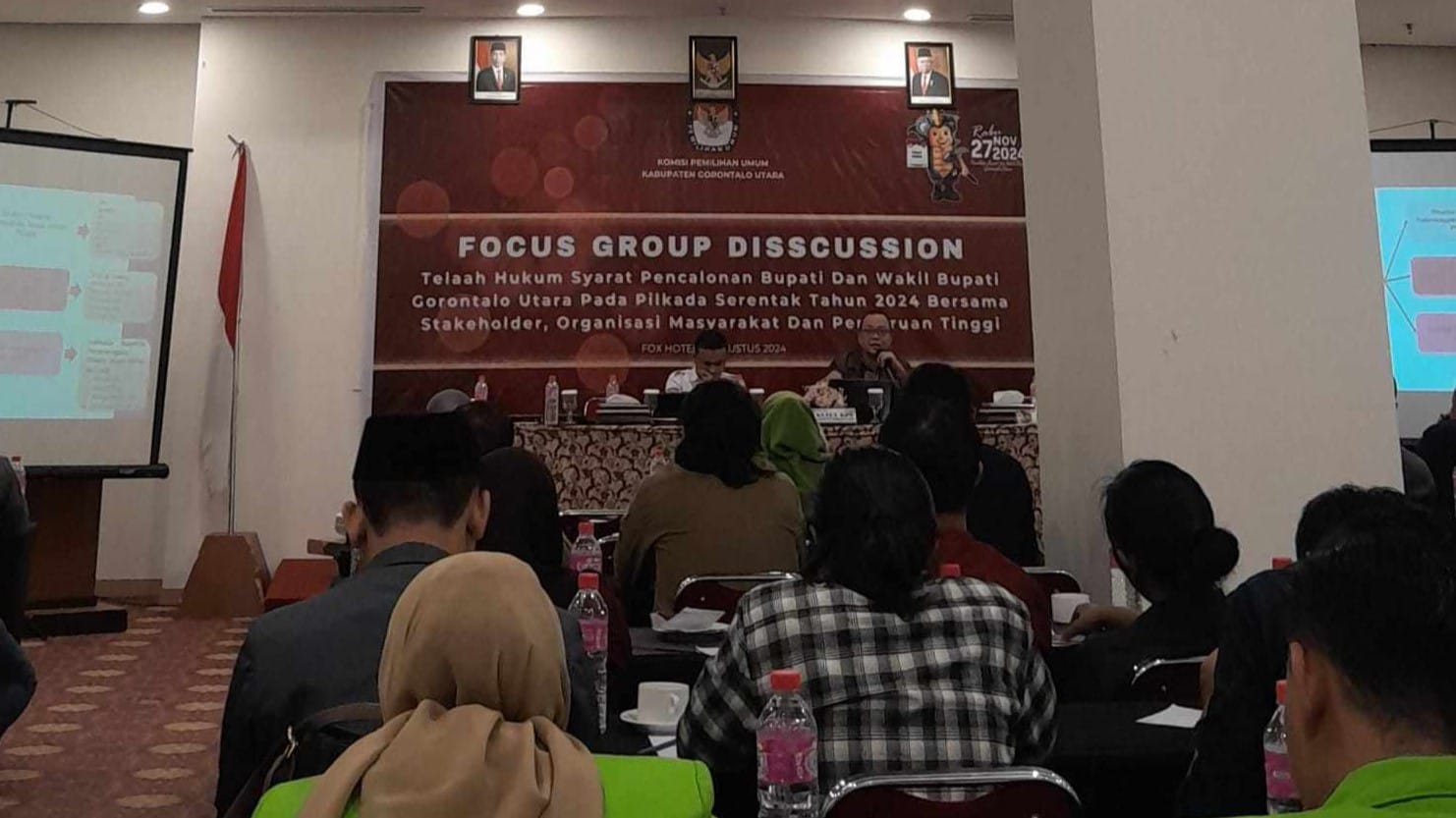 KPU Gorontalo Utara Gelar FGD Bahas Syarat Pencalonan Pilkada 2024/Hibata.id