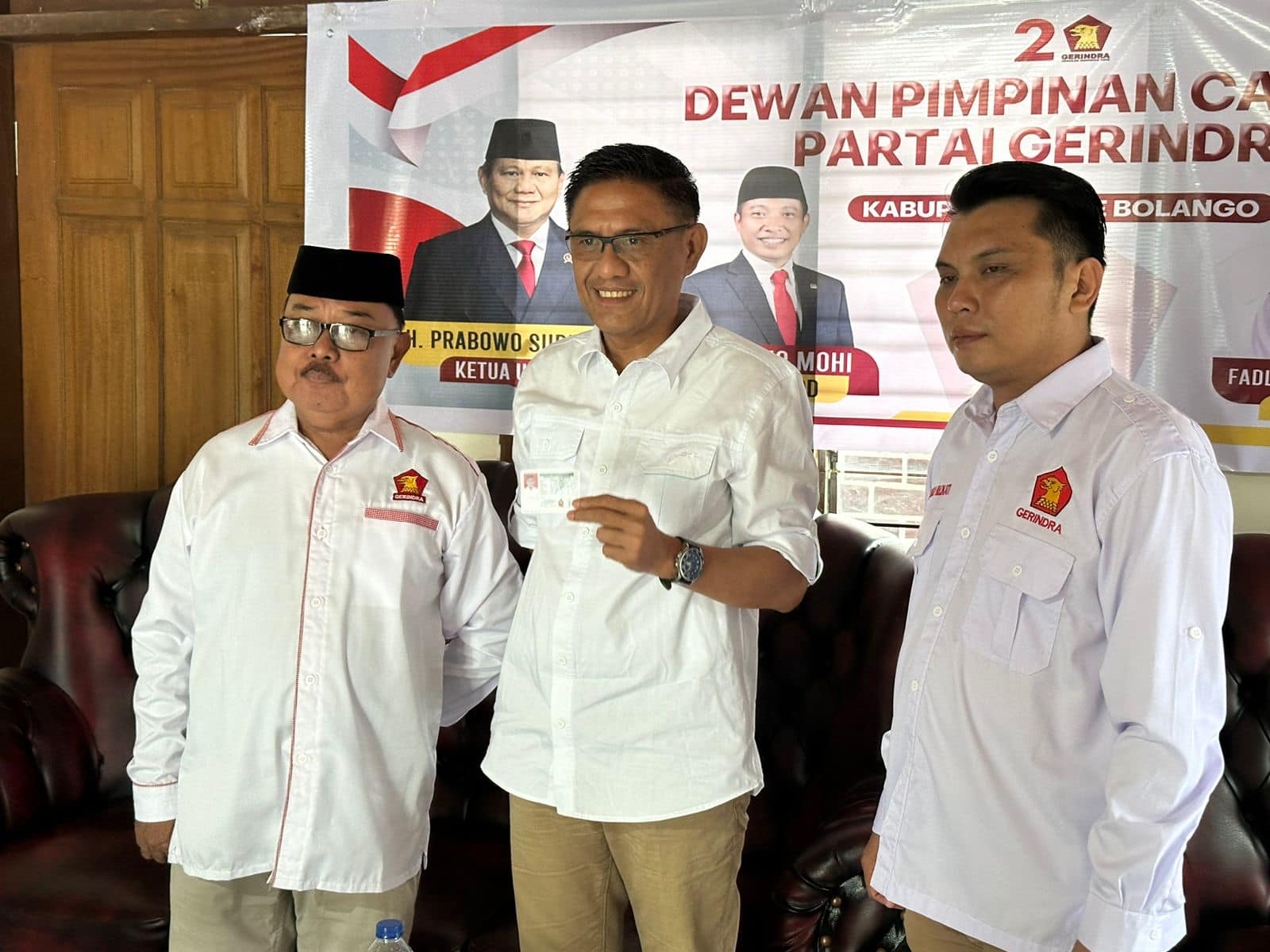 Amran Mustapa, mantan politisi PDIP, kini resmi bergabung dengan Partai Gerindra. Foto: Gerindra/Hibata.id