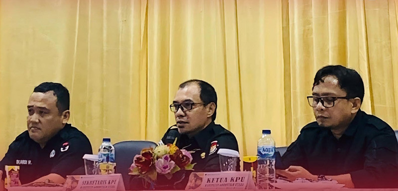 KPU Gorontalo Utara Gelar Bimtek Pengelolaan Hibah Pilkada 2024/Hibata.id