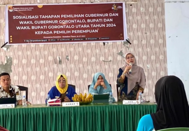 KPU Gorontalo Utara Gencar Sosialisasi untuk Tingkatkan Partisipasi Pemilih di Pilkada 2024/Hibata.id