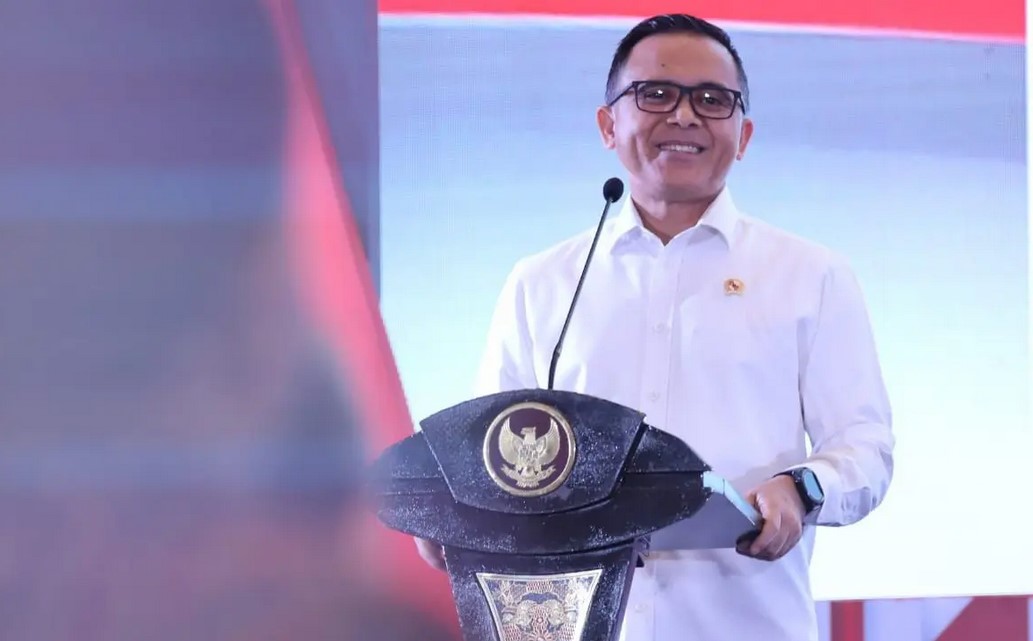 Menteri Pendayagunaan Aparatur Negara dan Reformasi Birokrasi (MenpanRB), Abdullah Azwar Anas saat meberikan keterangan soal Jadwal Pendaftaran CPNS 2024/Hibata.id