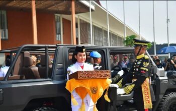 Cerita Kachina Ozora, Latihan Naik Turun Tangga 3 Minggu Demi Bawa Bendera Pusaka ke IKN/Hibata.id