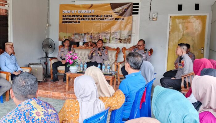 Cara Kapolresta Gorontalo Kota Serap Aspirasi Warga Kelurahan Buladu